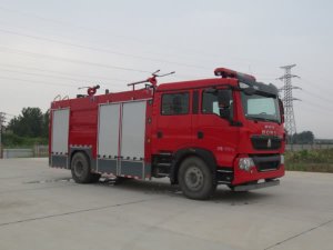 江特干粉水联用消防车